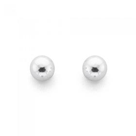 9ct-White-Gold-3mm-Ball-Studs on sale