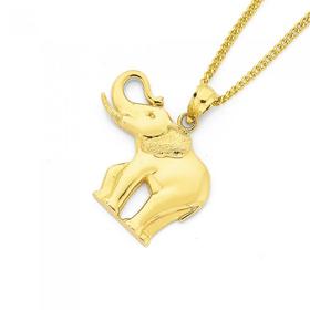 9ct-Gold-Elephant-Pendant on sale