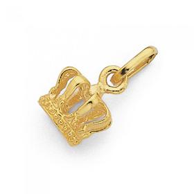 9ct-Gold-Crown-Charm on sale