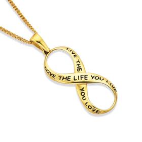 9ct-Gold-Infinity-Pendant on sale