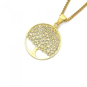 9ct-Gold-Tree-of-Life-Pendant on sale