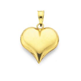 9ct-Gold-Heart-Pendant on sale