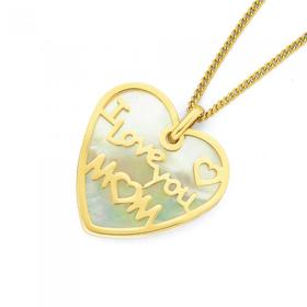 9ct-Gold-I-Love-You-Mum-Pendant on sale