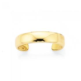 9ct-Gold-Plain-Toe-Ring on sale