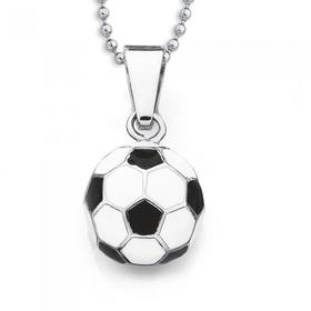 Stainless-Steel-Soccer-Ball-Pendant on sale