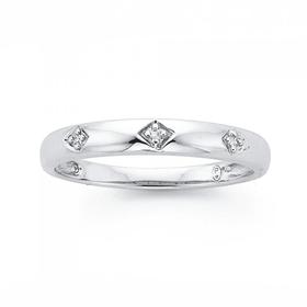 9ct-White-Gold-Diamond-Band on sale