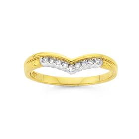 9ct-Gold-Diamond-Ring on sale