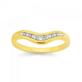 9ct-Gold-Diamond-Curved-Band on sale