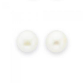 9ct-Gold-Cultured-Fresh-Water-Pearl-Stud-Earrings on sale