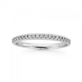 9ct-White-Gold-Diamond-Claw-Set-Anniversary-Ring on sale