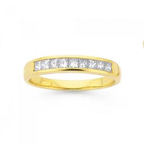 18ct-Gold-Diamond-Band on sale