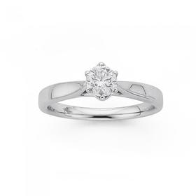 18ct-White-Gold-Solitaire-Ring on sale