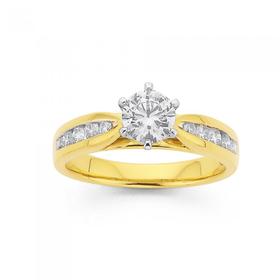 18ct-Gold-Diamond-Ring on sale