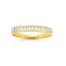 9ct+Gold%2C+Diamond+Anniversary+Band