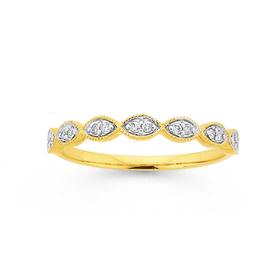 9ct-Gold-Diamond-Ring on sale