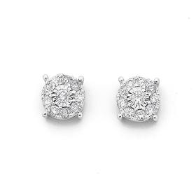 9ct-Gold-Amazing-Look-Diamond-Studs on sale