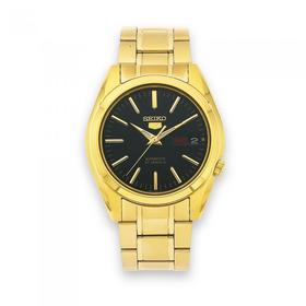 Seiko+Gents+Gold+Plated+Automatic+Watch+%28Model%3A+SNKL50K%29