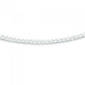 Sterling+Silver+55cm+Curb+Chain