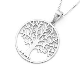 Silver-Tree-Of-Life-Pendant on sale