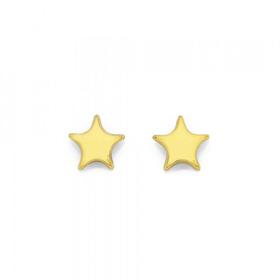 9ct-Gold-Star-Stud-Earrings on sale