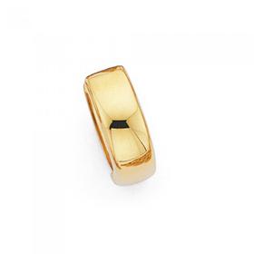 9ct+Gold+Gents+Single+Huggie+Gents+Earring