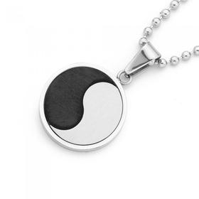 Steel-Ying-Yang-Pendant on sale