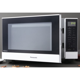 27L-Flatbed-Inverter-Microwave-White on sale