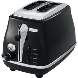 Icona-2-Slice-Toaster-Black on sale
