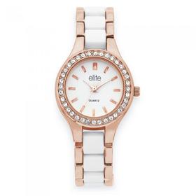 Elite-Ladies-Rose-Tone-Watch on sale