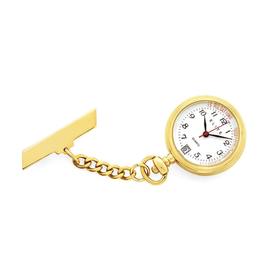 Elite-Ladies-Gold-Tone-Nurses-Watch-With-Date on sale