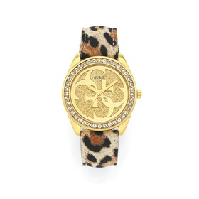 Guess+Ladies+Gold+Tone+Watch+%28Model%3A+W0627L7%29