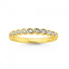 9ct-Diamond-Swirl-Anniversary-Band on sale