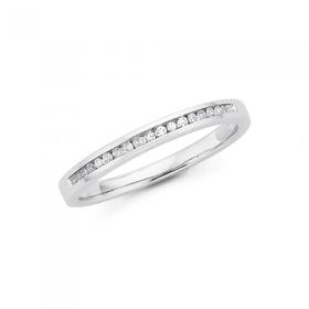 9ct-White-Gold-Diamond-Channel-Set-Band on sale