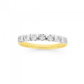 9ct-Diamond-Bar-Set-Anniversary-Band on sale