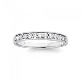 9ct-White-Gold-Diamond-Anniversary-Band on sale