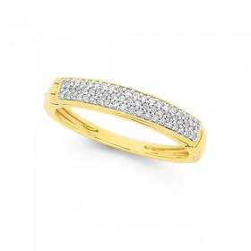 9ct-Gold-Diamond-I-Love-You-Band on sale