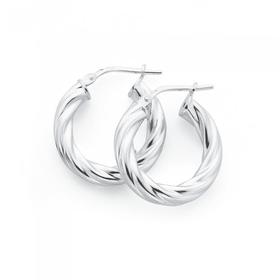 Sterling-Silver-Twist-Hoops-12mm on sale