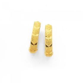 9ct-Stardust-Huggie-Earrings on sale