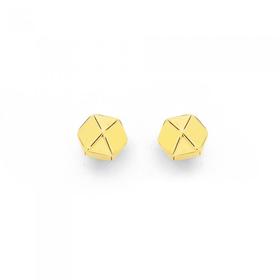 9ct-Prism-Stud-Earrings on sale