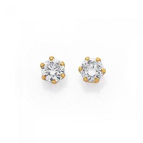 9ct-Cubic-Zirconia-Earrings on sale