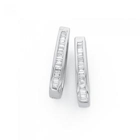 9ct-White-Gold-Diamond-Huggie-Earrings on sale