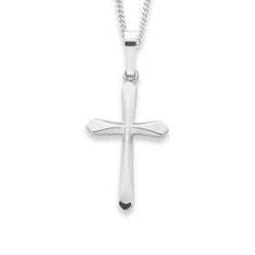 Sterling-Silver-Fancy-Cross-Pendant on sale