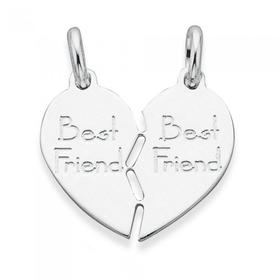 Sterling-Silver-Best-Friends-Pendant on sale