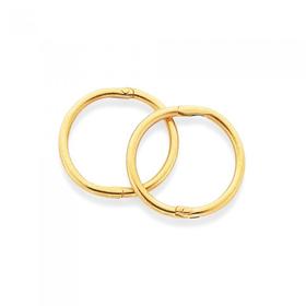 9ct-Gold-Mini-Plain-Sleepers on sale