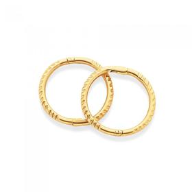 9ct-Gold-Mini-Twist-Sleepers on sale