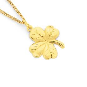 9ct+Four+Leaf+Clover+Charm