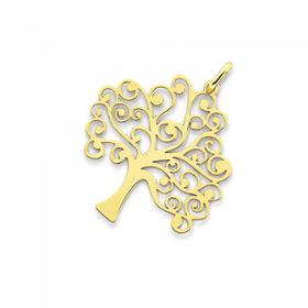 9ct-Filigree-Tree-of-Life-Pendant on sale