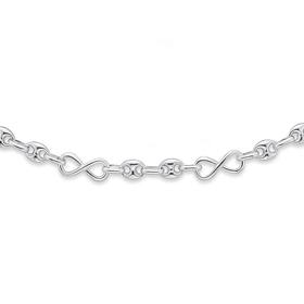 Silver-185cm-Infinity-Marine-Link-Bracelet on sale