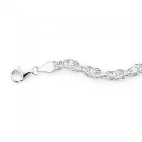 Sterling-Silver-19cm-Open-Rope-Bracelet on sale