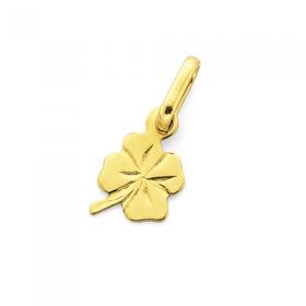 9ct-Gold-Four-Leaf-Clover-Charm on sale